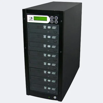 Optical DVD duplicator 1-7 - professional dvd duplication device recordable video productions